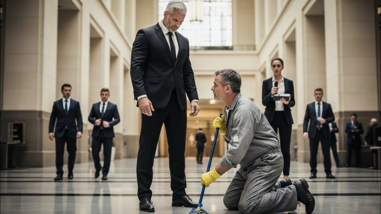 SINGLE DAD JANITOR HUMILIATED BY THE MILLIONAIRE CEO- WHAT HE DID NEXT WILL SHOCK YOU. #usa 