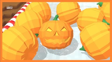 Fly Ball: Sky Parkour | 3 Minute Gameplay ep.05 | Level 23-27 (Pumpkin Ball)