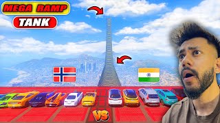 GTA 5 INDIAN CARS VS SUPER CARS ULTRA MEGA RAMP😨😍 CHALLANGE GTA 5