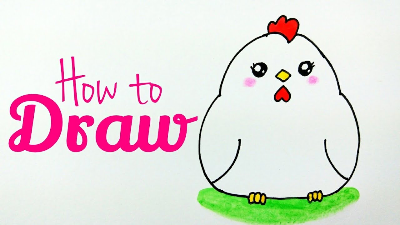 10+ hen cute drawing tutorials to make your drawings amazing