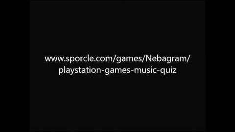 Playstation Games Music Quiz