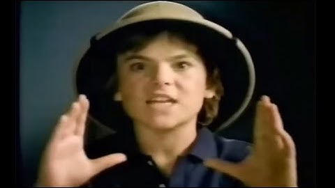 Jack Black Atari Pitfall-reclame (1982)