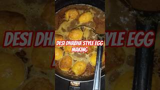 Desi dhabha style anda / egg banana sikhe #shorts #egg #making #food #eggrecipe #eggcurry