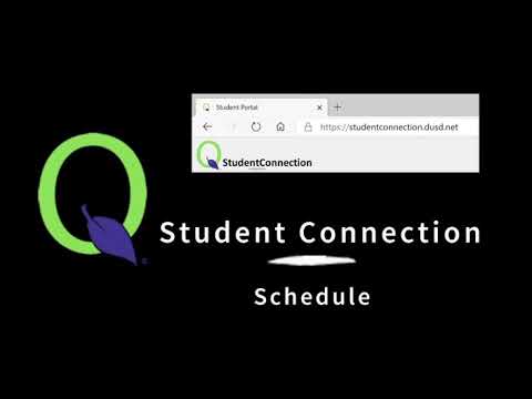 Student Connection – Viewing Schedules