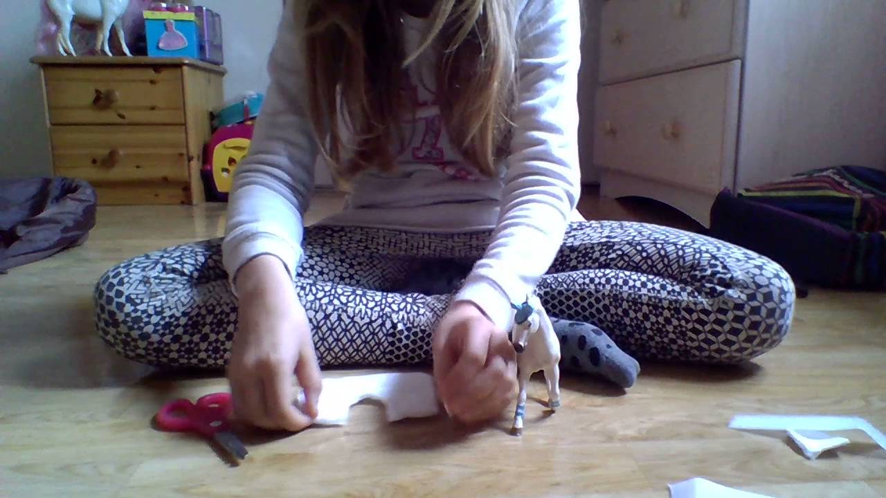 comment faire une couverture schleich - YouTube
