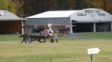 10-19-2025 Old Rhinebeck Aerodrome Sopwith Camel engine run up.