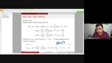 Week 9: Finite Difference for ODEs: Runge-Kutta