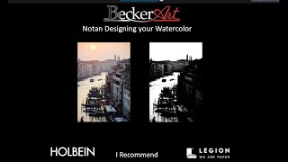 BeckerArt Notan Design Watercolor Tutorial Value Pattern