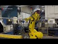 The Future of Manufacturing: Robotic Material Handling! | FANUC Robot | Mahajan Automation