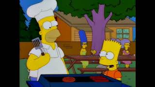 The Simpsons - Meat to the Face
