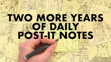 Sketchbook Tour: Post-it notes, volume 7