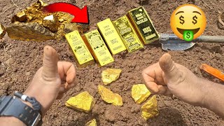 I Digging In The Ground And Found Millions Of dollars Worth Of Gold.