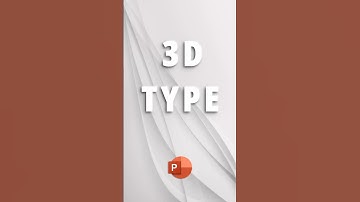 3D Text Effect in PowerPoint (Step by Step Tutorial) #powerpoint #powerpointtips #typography