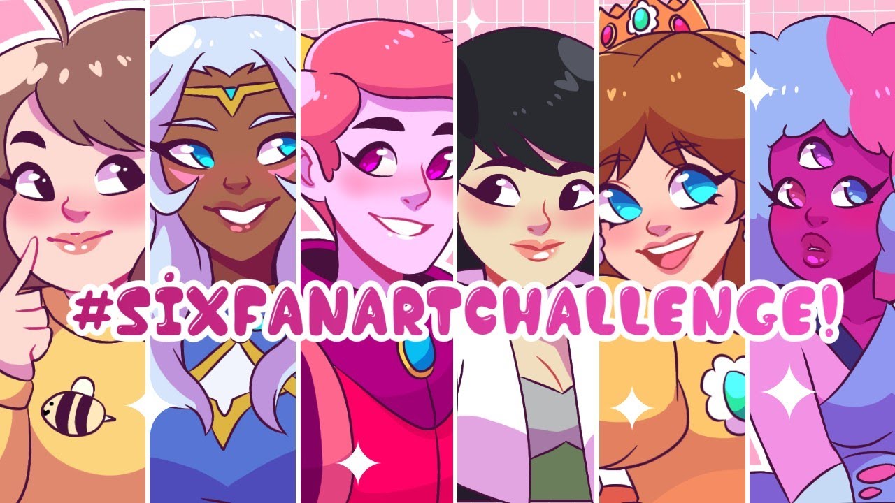 Artist Does the Six Fan Art Challenge with IbisPaint X! - YouTube
