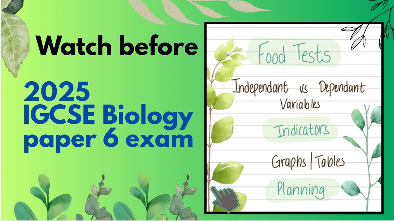IMPORTANT BIOLOGY IGCSE PAPER 6 TIPS | Alternative to practical