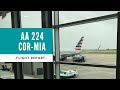 FLIGHT REPORT CÓRDOBA-MIAMI AMERICAN AIRLINES