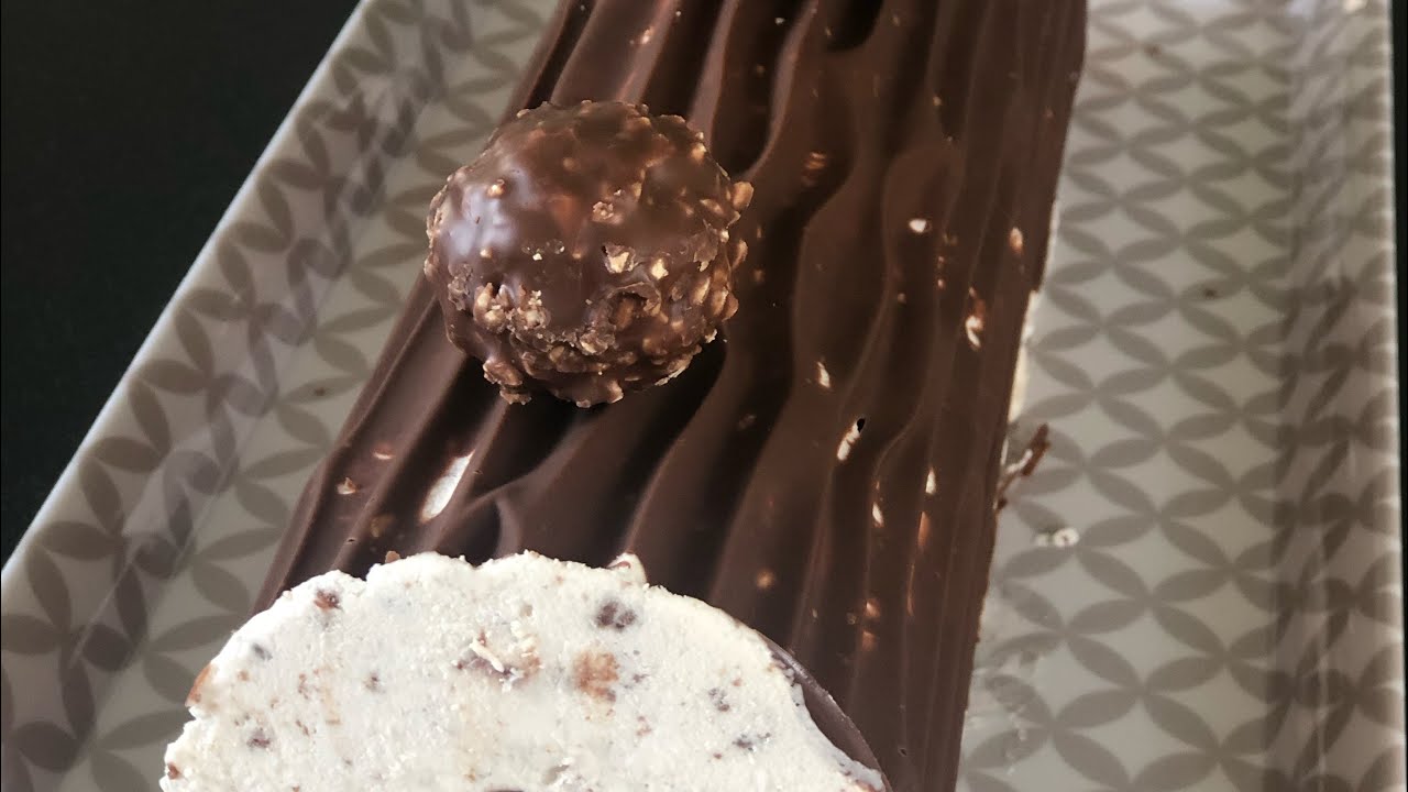 Bûche aux Ferrero Rochers Justine, Guy Demarle