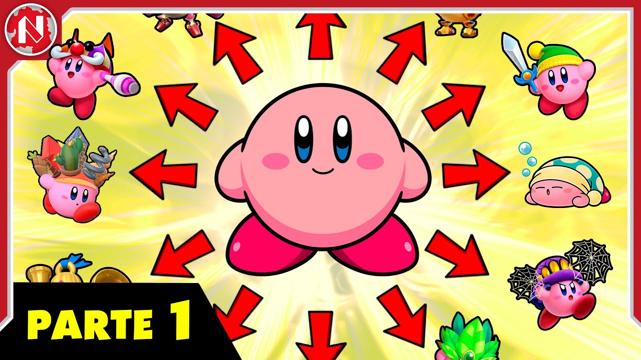 TODAS las TRANSFORMACIONES de Kirby que EXISTEN [2] - YouTube