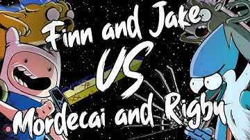 Finn and Jake vs Mordecai and Rigby [Crossover Contest]