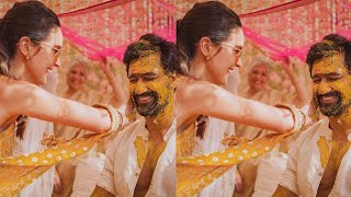 Katrina Kaifs Sister Isabela Kaifs Lovely Moments With Vicky Kaushal & Katrina At Haldi Ceremony