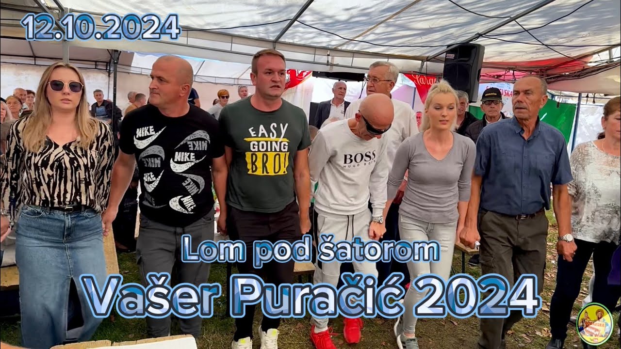 Vašar Puračić Lom pod šatorom prvi dan vašera /2024/