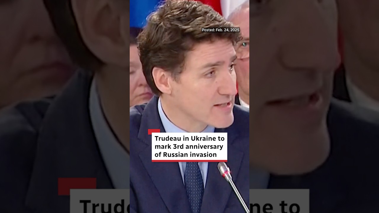 Trudeau visits Ukraine