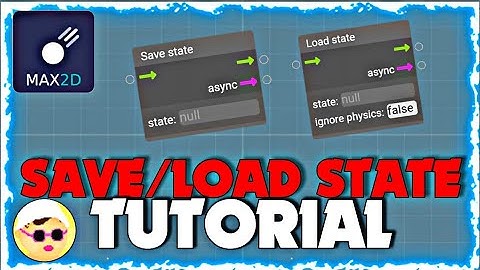 Max2d Yeni Kaydetme Sistemi - Save State , Load State Tutorial