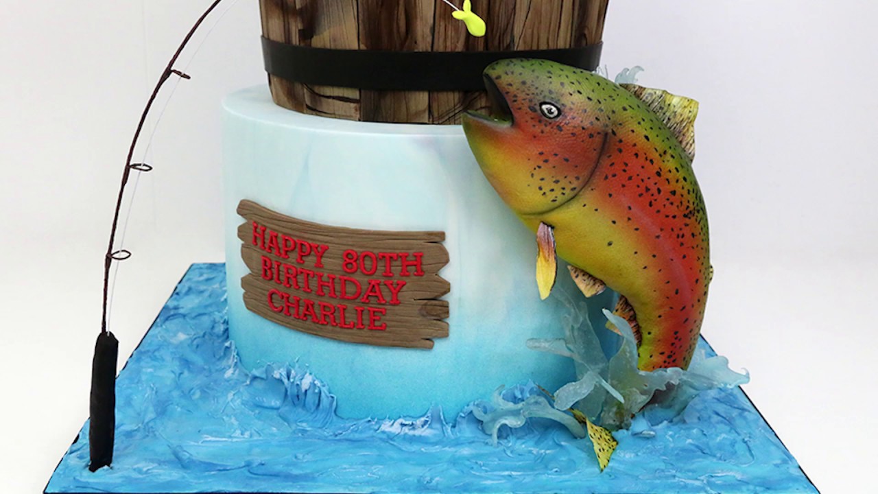 How to make a fondant fish cake decoration - behind the scenes