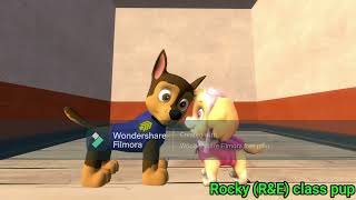 SFM PAW Patrol | Skye kiss Chase his flat (Skase moment)