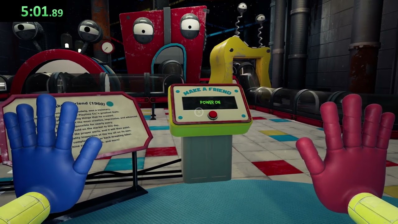 poppy playtime chapter 1 speedrun