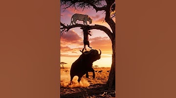 Đỉnh Điểm Trên Cành – Báo vs Trâu Rừng Giây Quyết Định