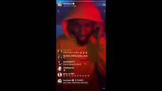 Tory Lanez freestyles over a fan&#39;s beat on Instagram Live