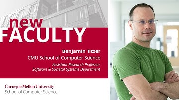 New Faculty Lightning Talks: Benjamin Titzer