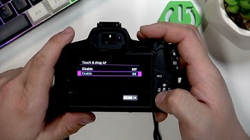 CANON EOS R50 – How to Manage Touch and Drag AF Settings