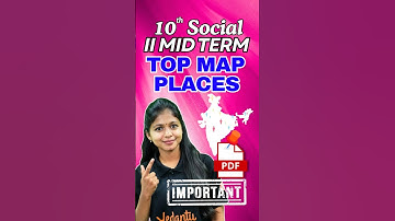 10th Social Important Map Places | 2nd Mid term Important Questions Paper | Shravanee Ma