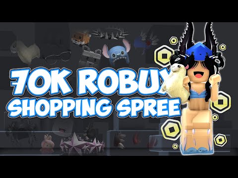 BUYING MY DREAM AND SUMMER ITEMS! 70k robux shopping spree *ASMR*
