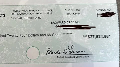 $27,500 Mortgage Foreclosure Surplus Claim