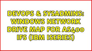 Celebrity DevOps & SysAdmins: Windows Network Drive Map for AS400 IFS (IBM iSeries) (3 Solutions!!) Net Worth