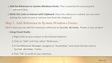 How to Use the Clipboard in C#  Console Applications