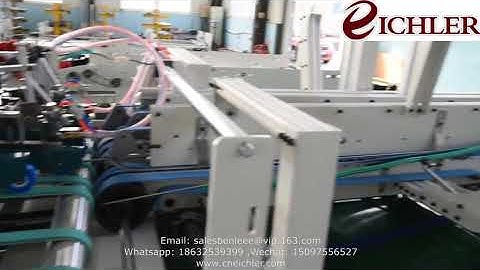semi automatic three points lock bottom folder gluer machine