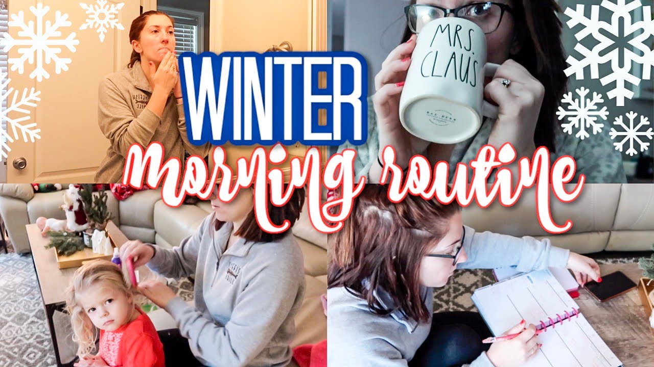 Productive Winter Morning Routine 2019 | Working Mom of Two