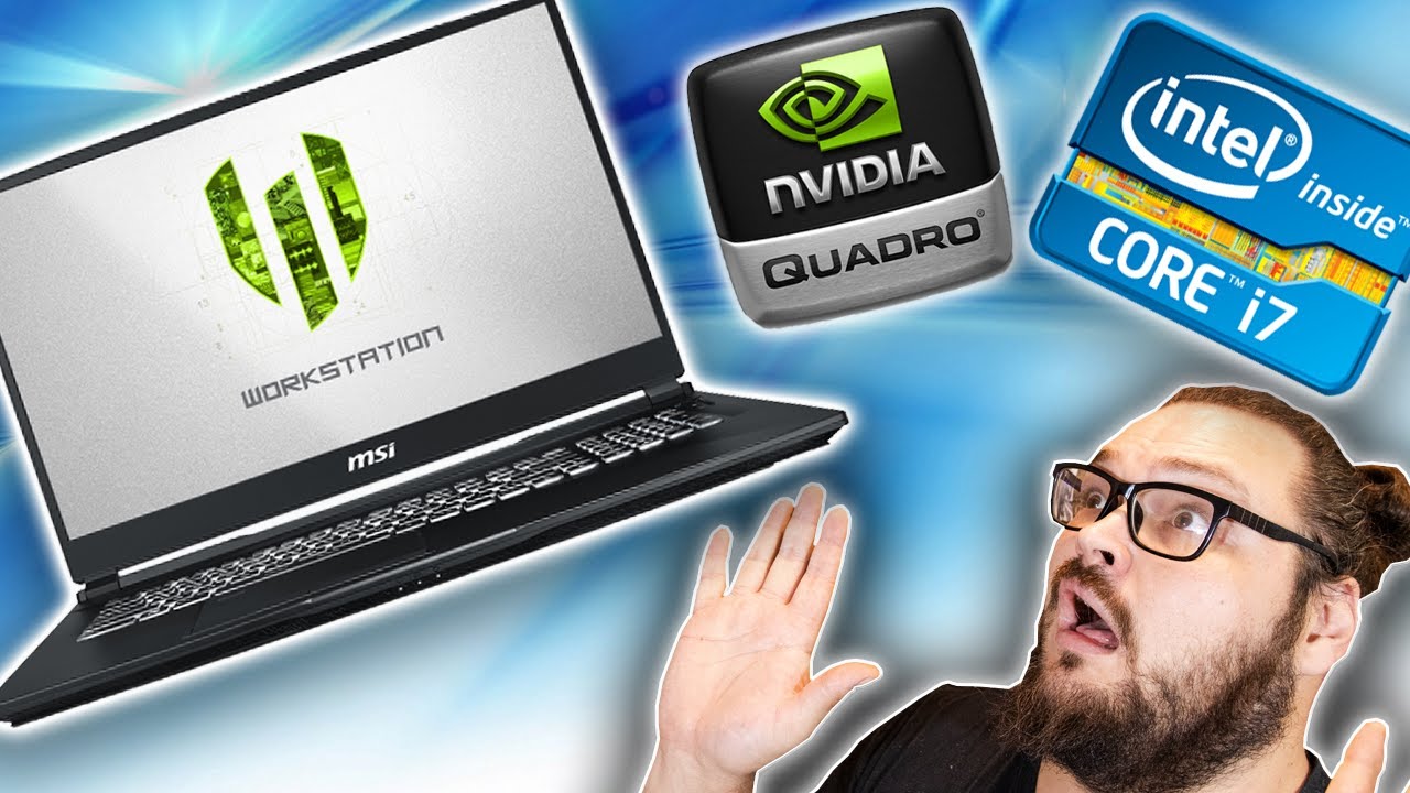 The CHEAPEST Nvidia Quadro T2000 Mobile Workstation! - MSI WE65 9TJ Review  - YouTube