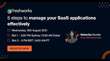 5 Steps to Manage Your SaaS Applications Effectively | Get more done with Freshservice