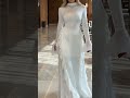 High-Collar Ruffle Splicing Flare-Sleeve Maxi Dress