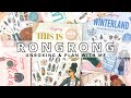 RONGRONG UNBOXING & PLAN WITH ME | STICKER BOOKS, WASHI & FILLER PAPER