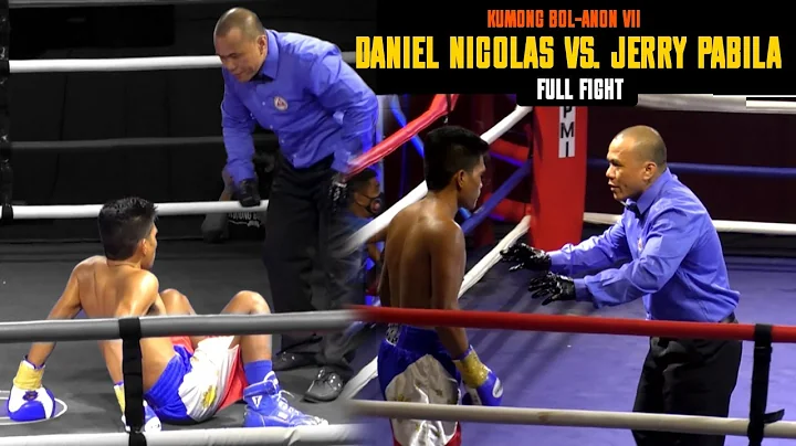 Daniel Nicolas vs. Jerry Pabila FULL FIGHT | Kumong Bol-anon VII