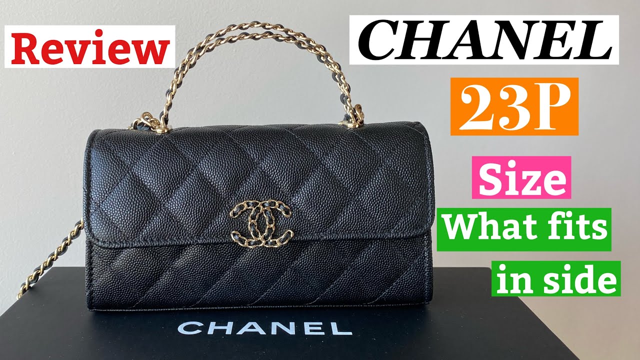 chanel 19 wallet on chain beige