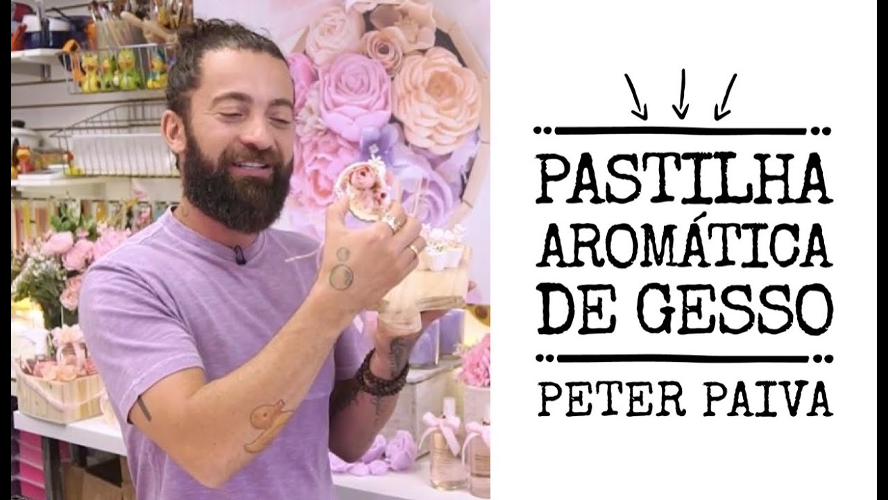 Pastilha Aromática de Gesso - Peter Paiva.