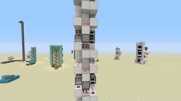 Simple slime block elevator ||minecraft ps4||