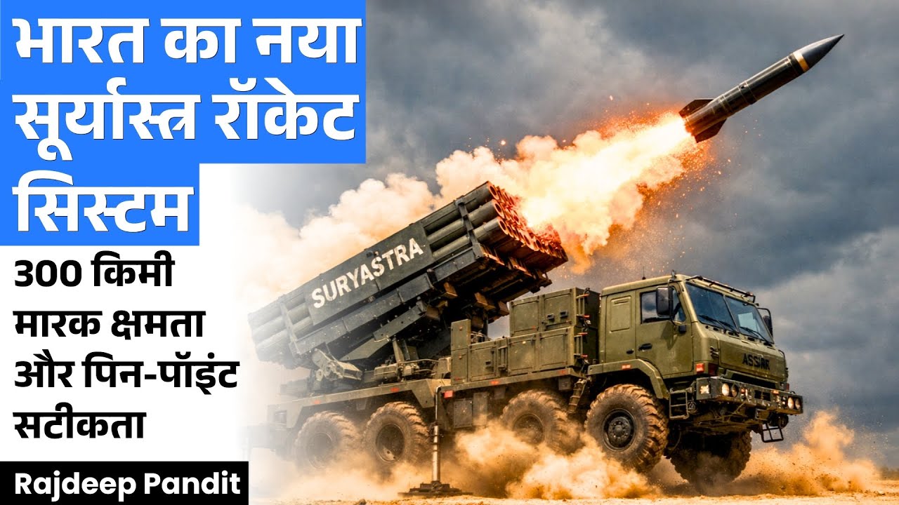 India's DEADLY Suryastra 300KM Precision Strike!